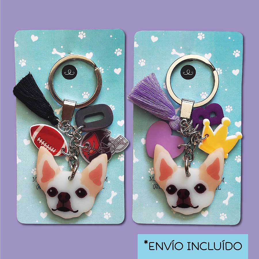 2 Llaveros Personalizados "Una Mascota"