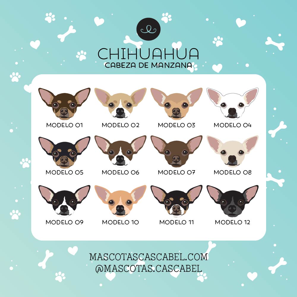 Taza o Totebag "Chihuahua Cabeza de Manzana"