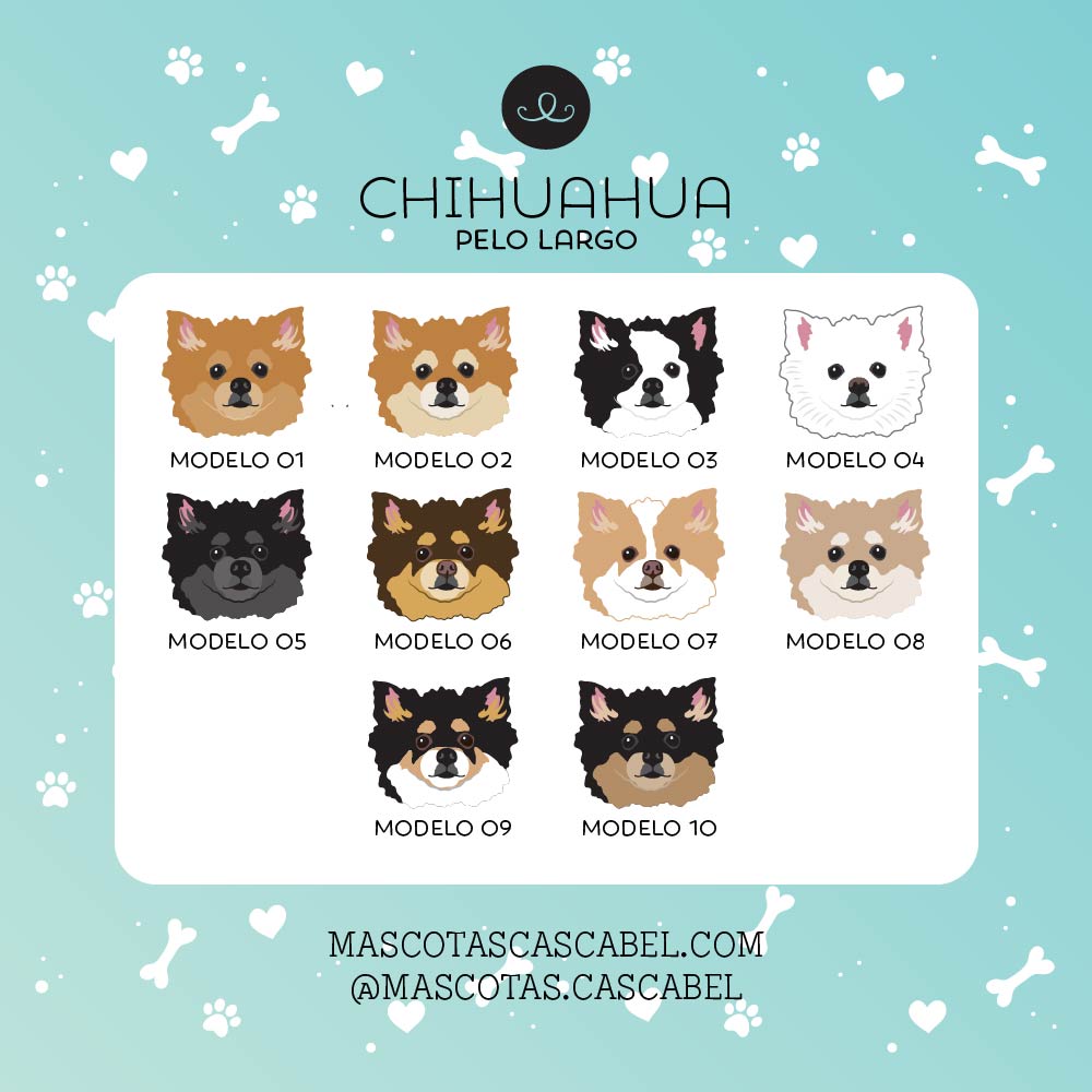 Taza o Totebag "Chihuahua Pelo Largo"