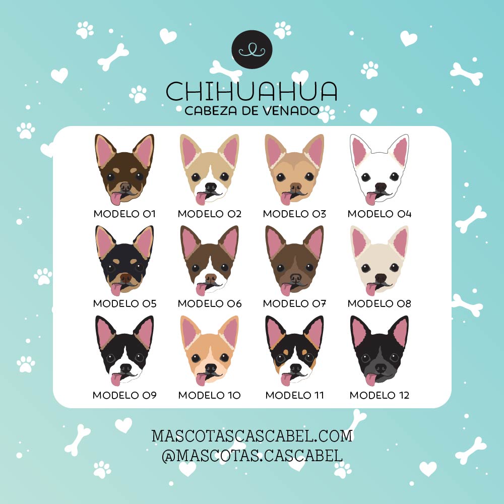 Taza o Totebag "Chihuahua Cabeza de Venado"