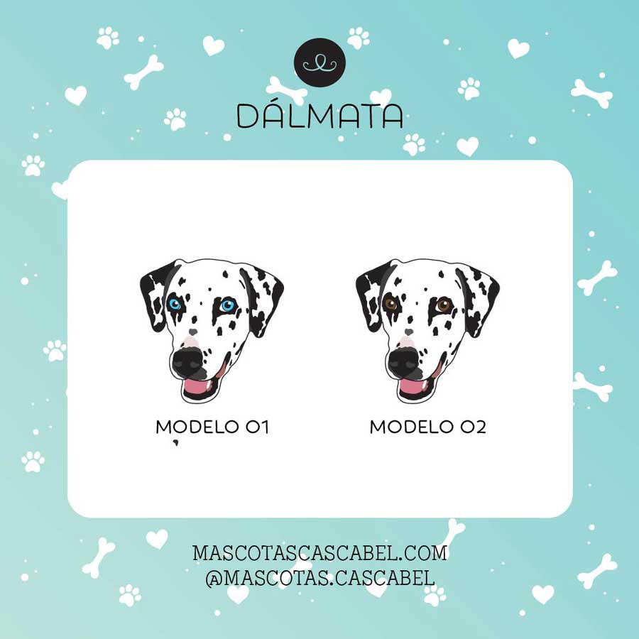 Plaquita o Llavero "Dálmata"