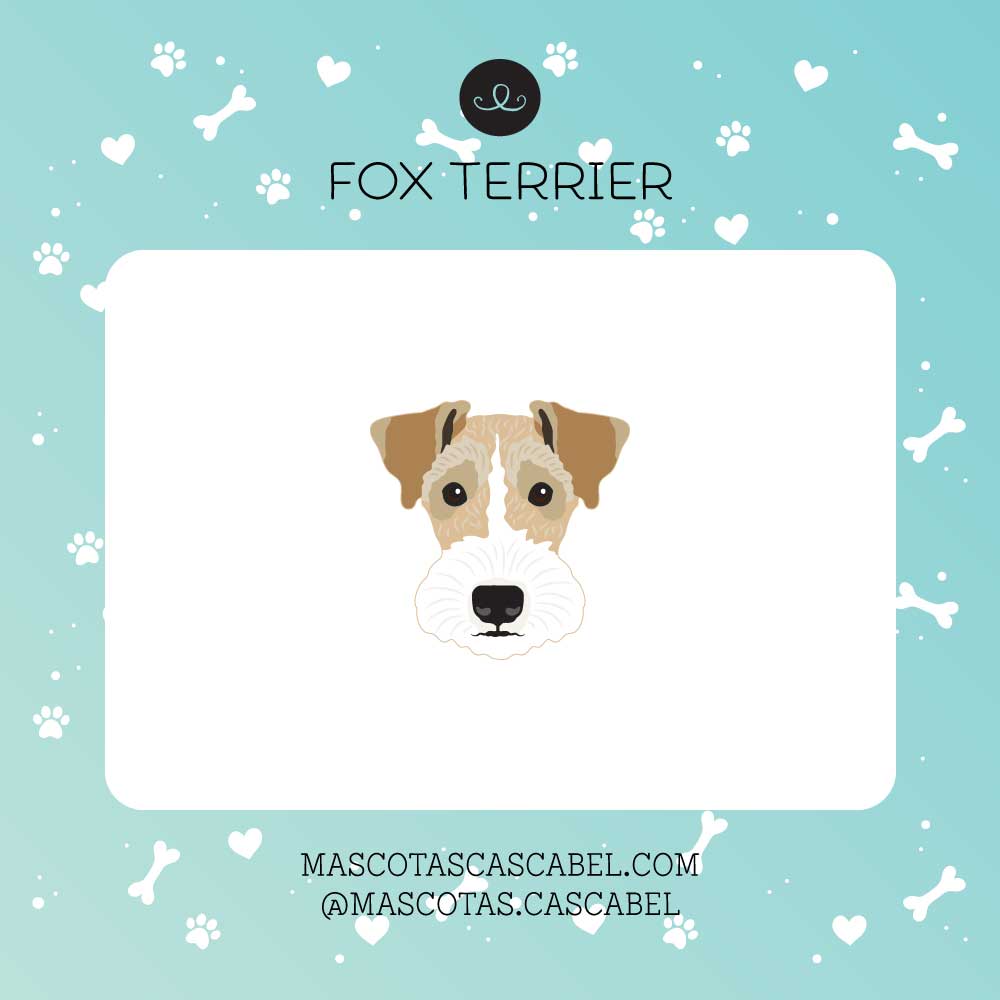 Plaquita o Llavero "Fox Terrier"
