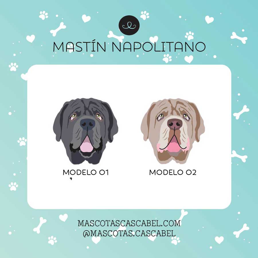Plaquita o Llavero "Mastín Napolitano"