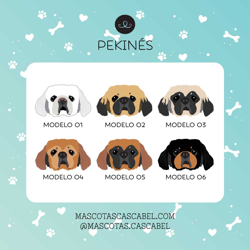Plaquita o Llavero "Pekinés"