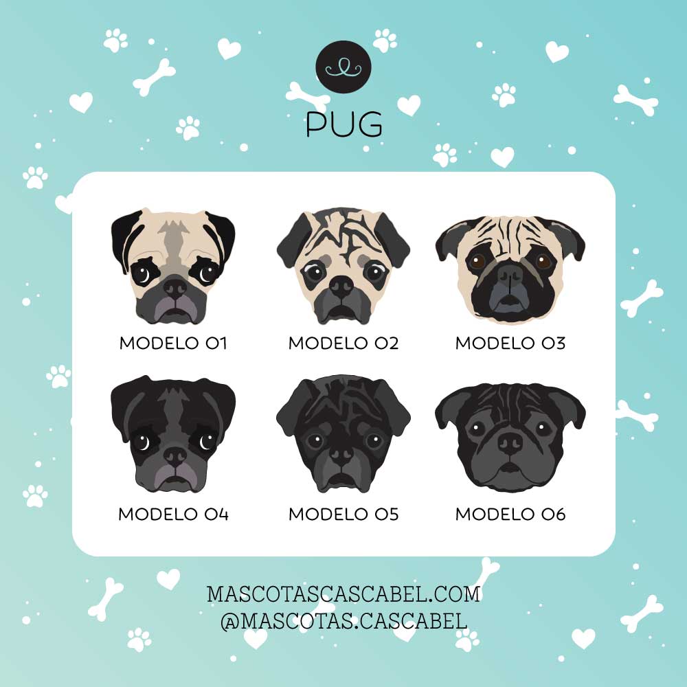 Taza o Totebag "Pug"
