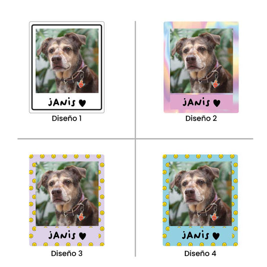 Llavero personalizado "Foto Instantánea" de tu mascota