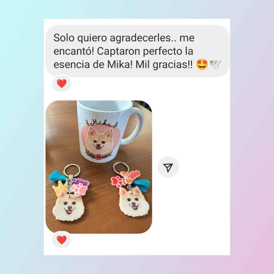 Llavero y Taza Personalizado de tu Mascota