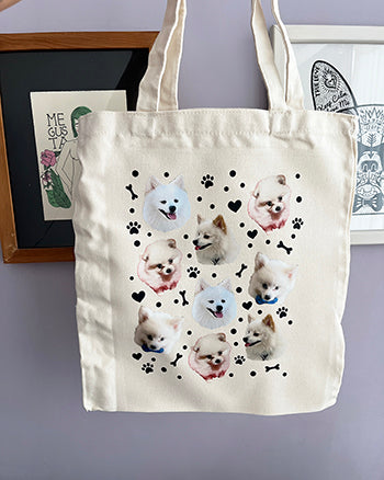 Totebag personalizada con foto de tu mascota