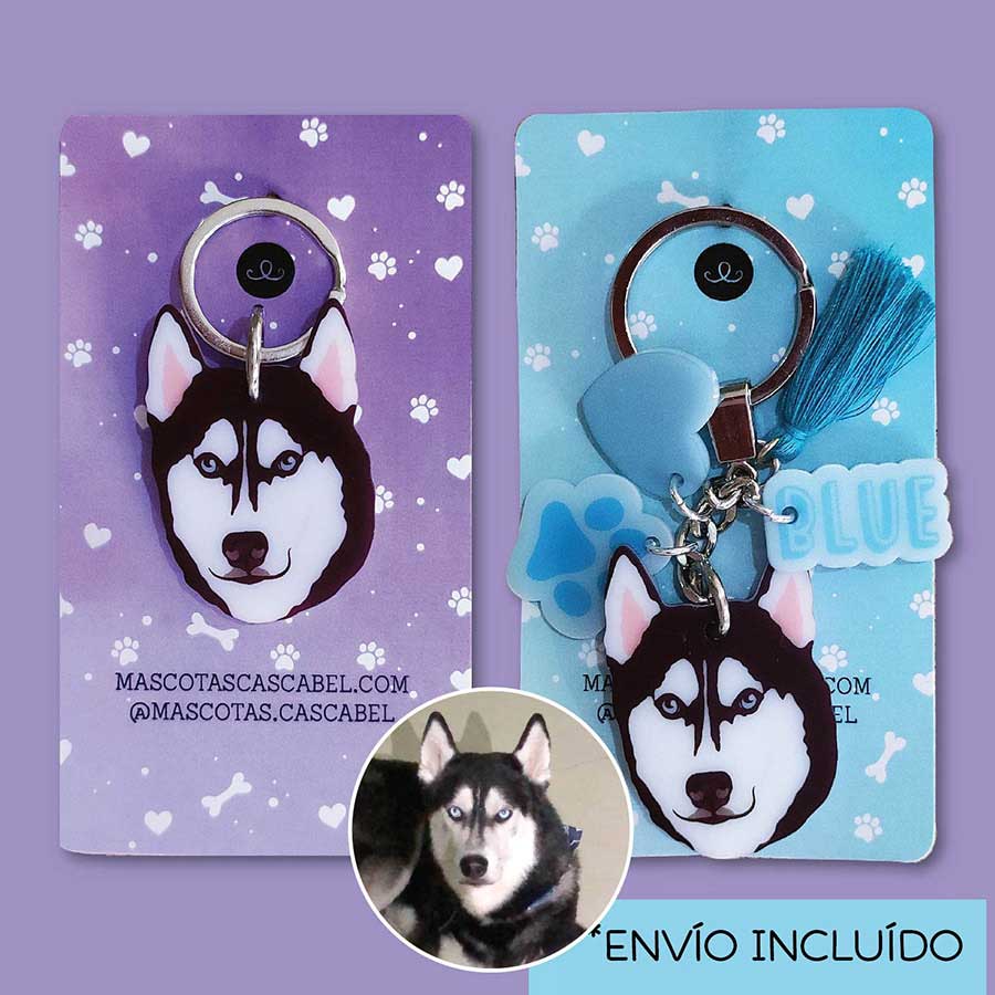 Llavero y Plaquita Personalizado de tu Mascota