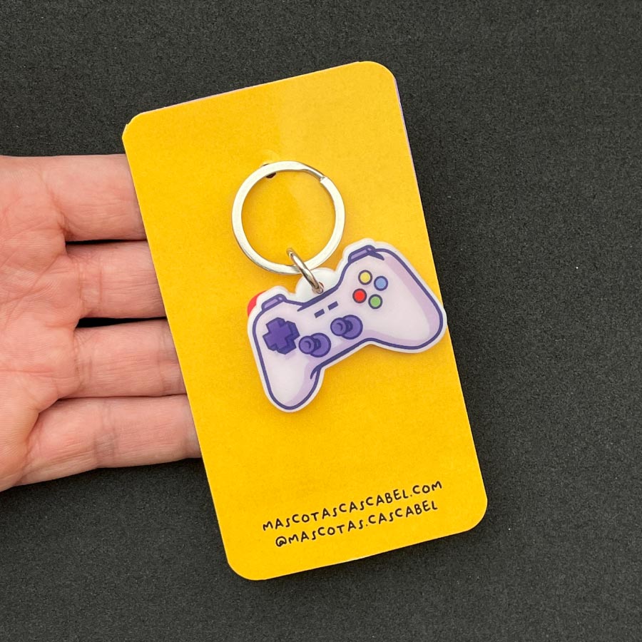 Placa para perro "Control videojuego"