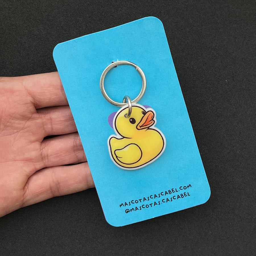Plaquita personalizada "Patito de Hule"