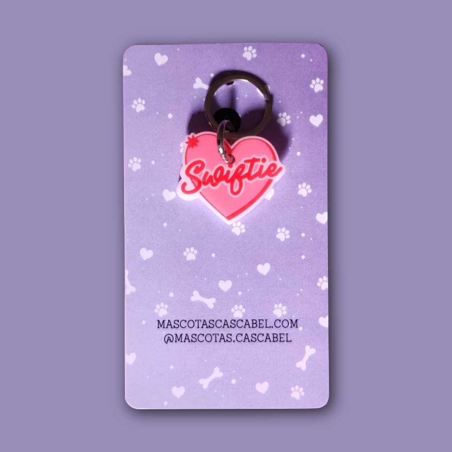 Plaquita para gato "Swiftie"