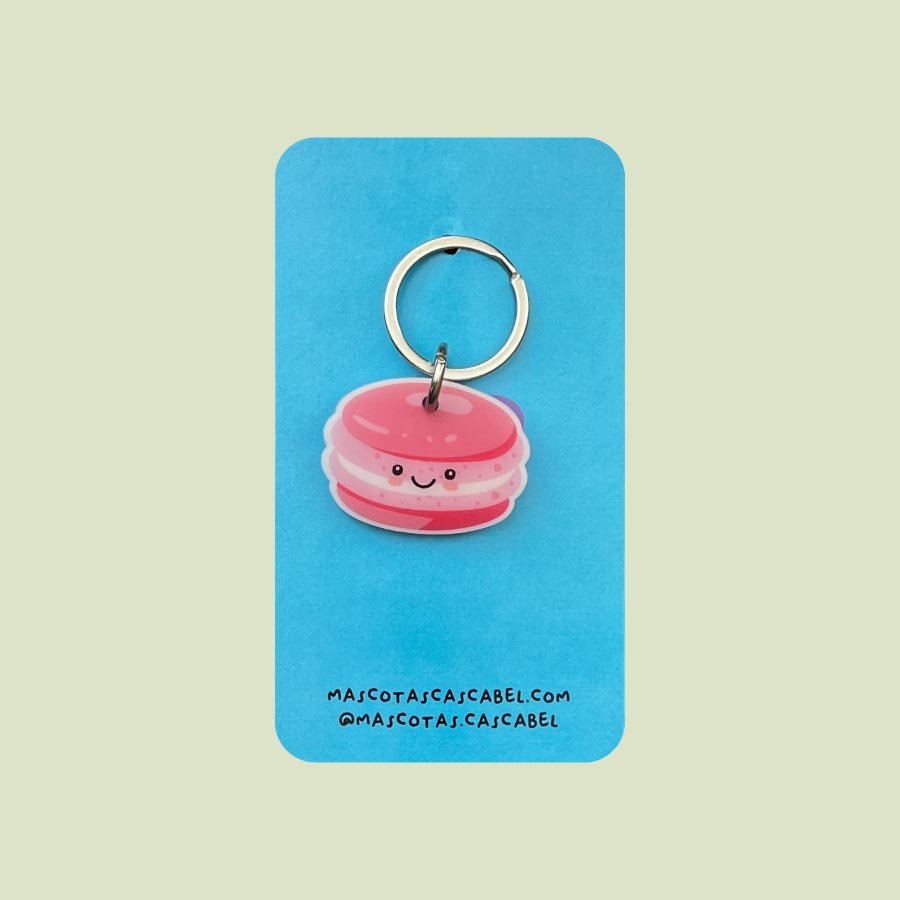 Placa para perro "Macaron Colores"