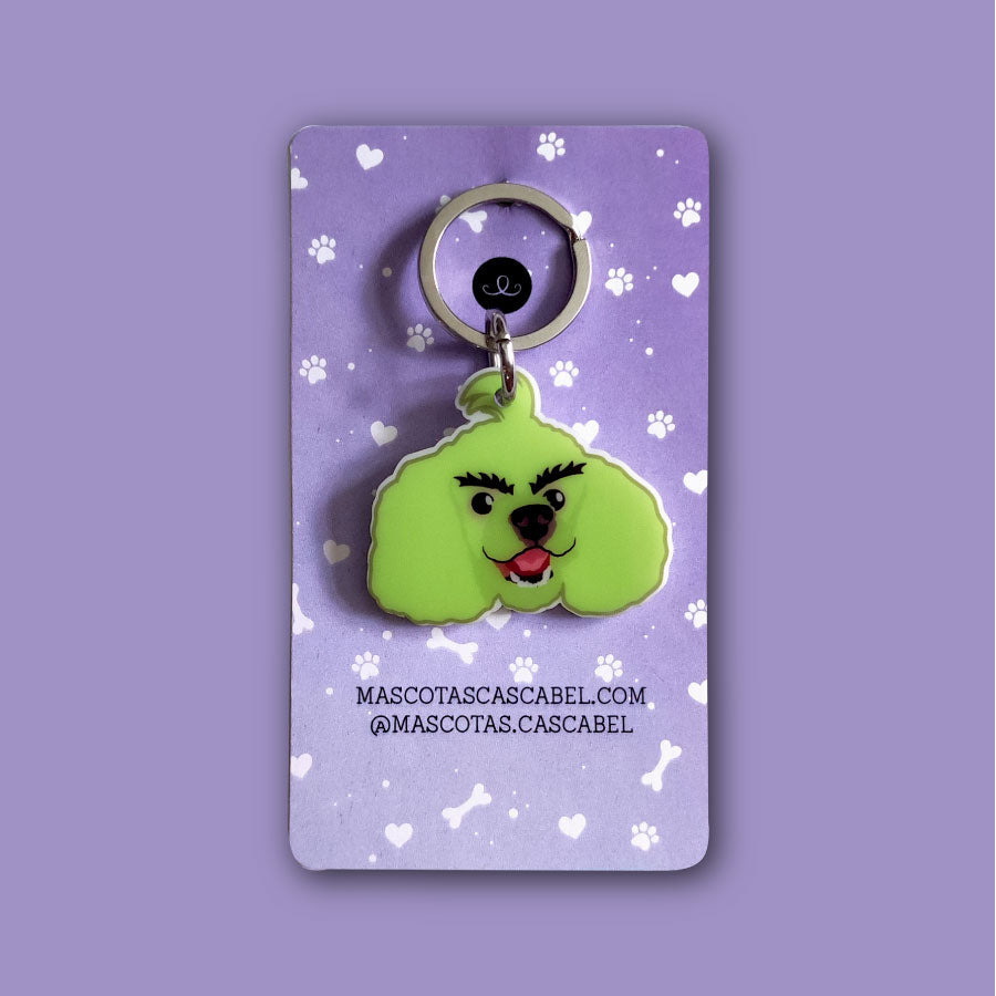 Plaquita personalizada "Perritos Grinch"
