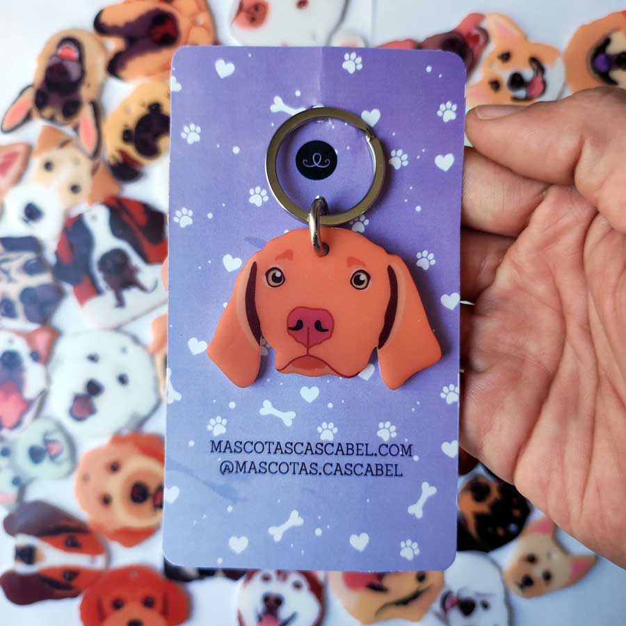 Plaquita o Llavero "Vizsla"