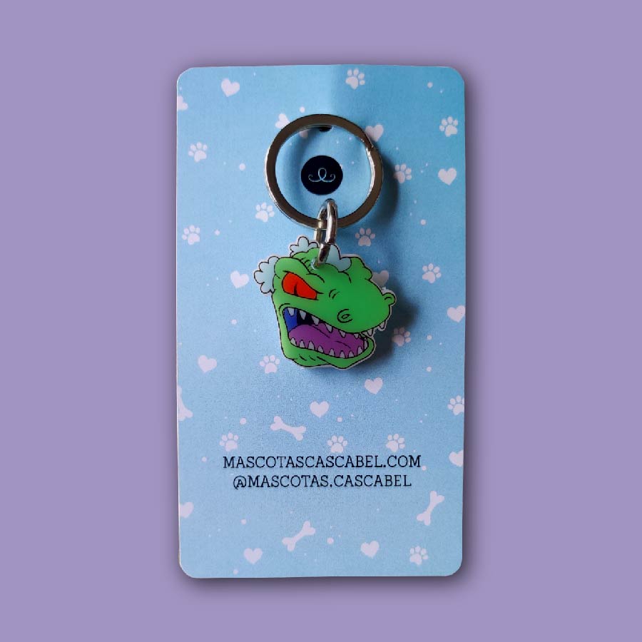 Plaquita para gato "Reptar"