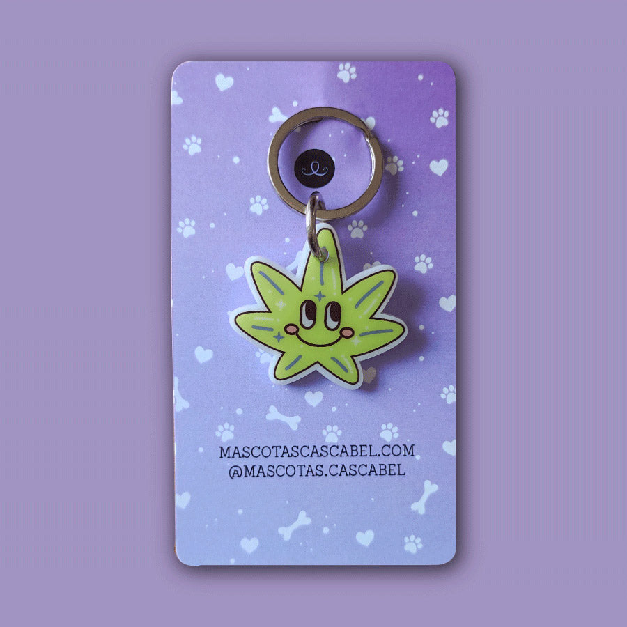 Plaquita personalizada "Weed"