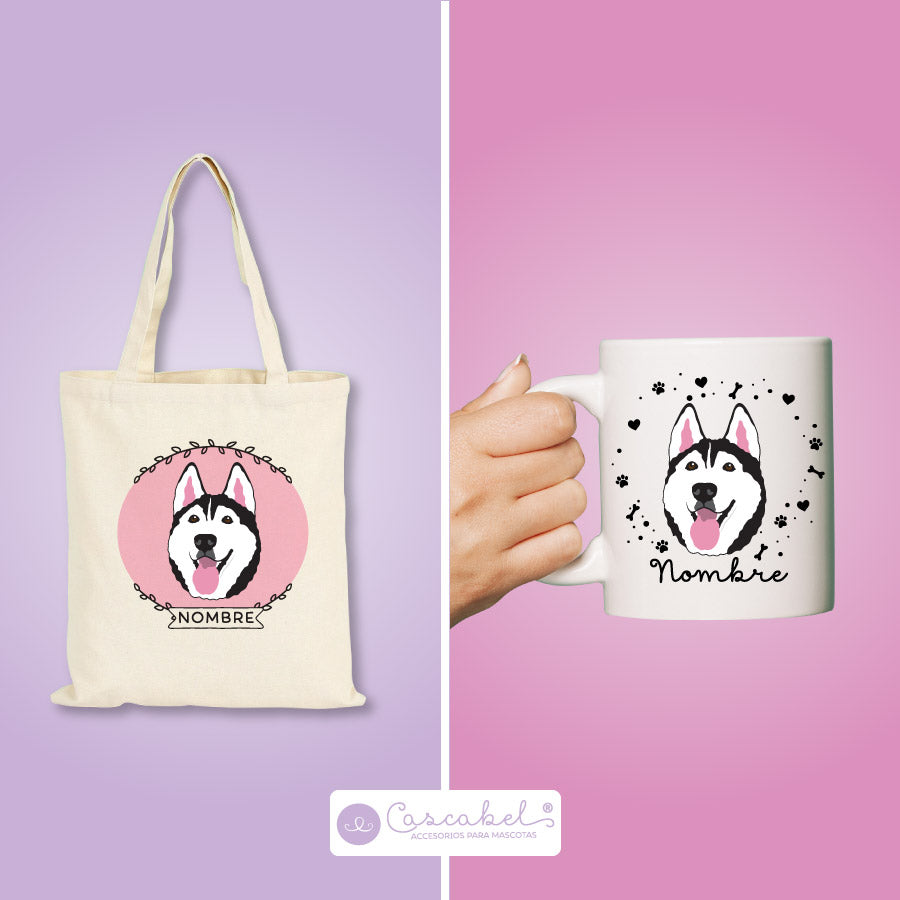 Taza o Totebag "Alaska Malamute"