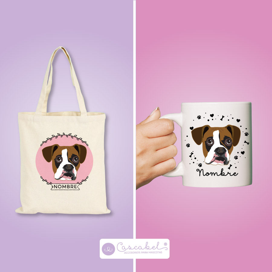 Taza o Totebag "Boxer"