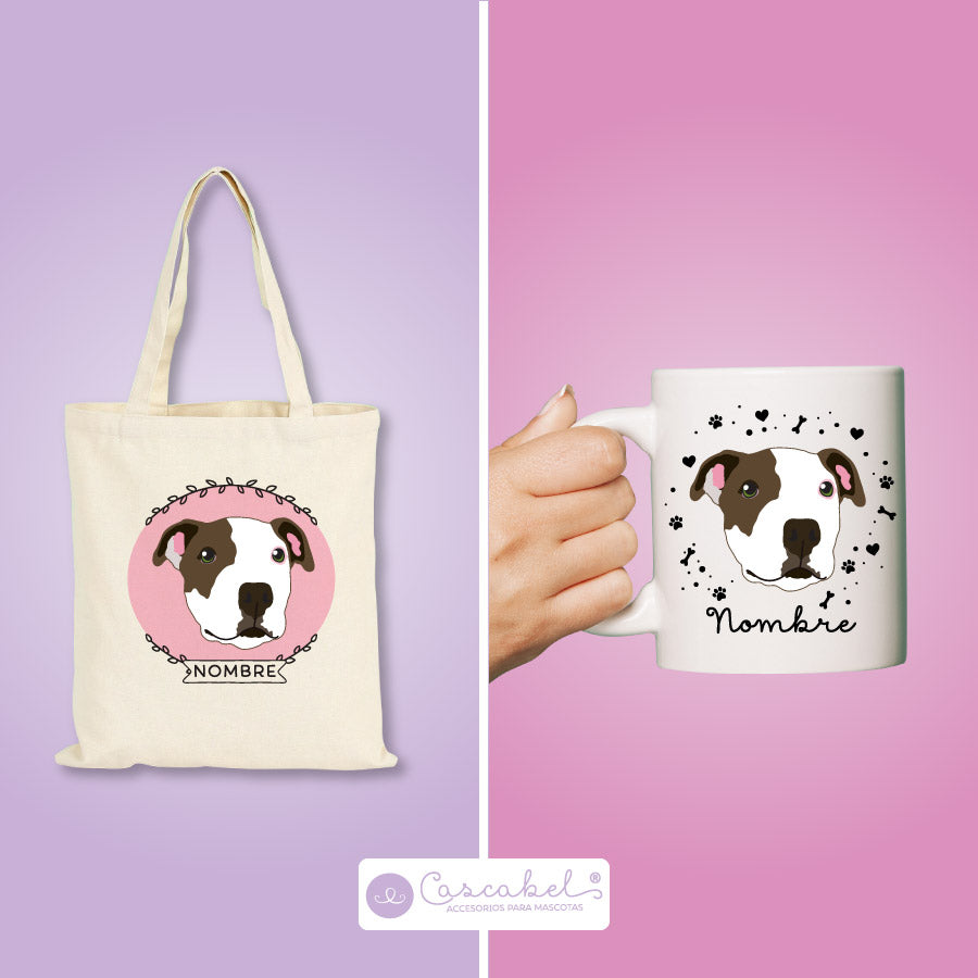 Taza o Totebag "Pitbull"