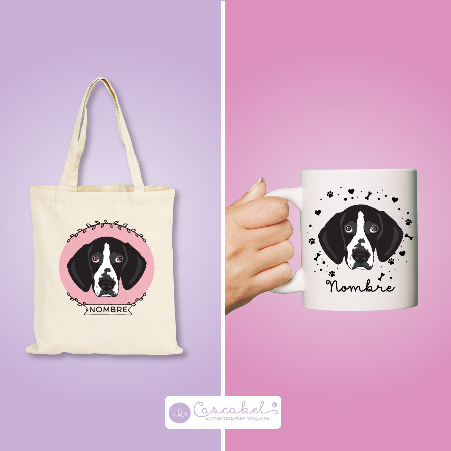 Taza o Totebag "Pointer Inglés"