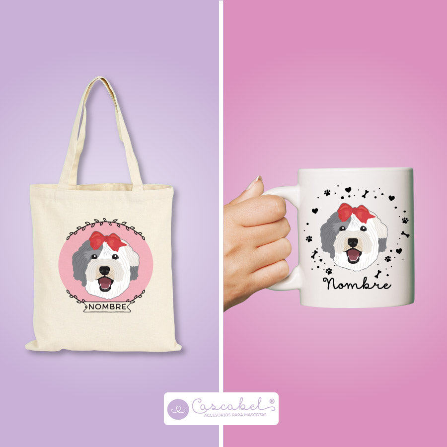 Taza o Totebag "Viejo Pastor Inglés"