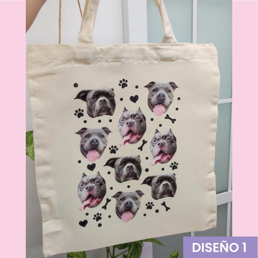 Totebag personalizada con foto de tu mascota