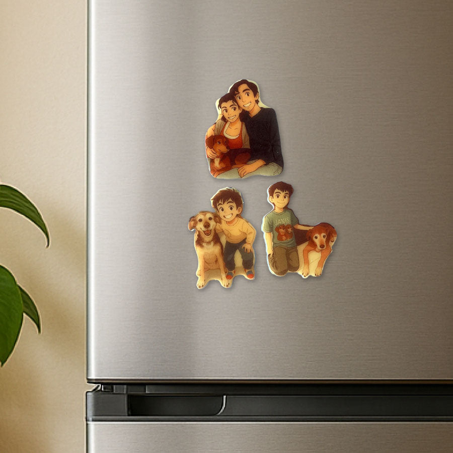 Imán personalizado de tu persona, mascota o cosa favorita