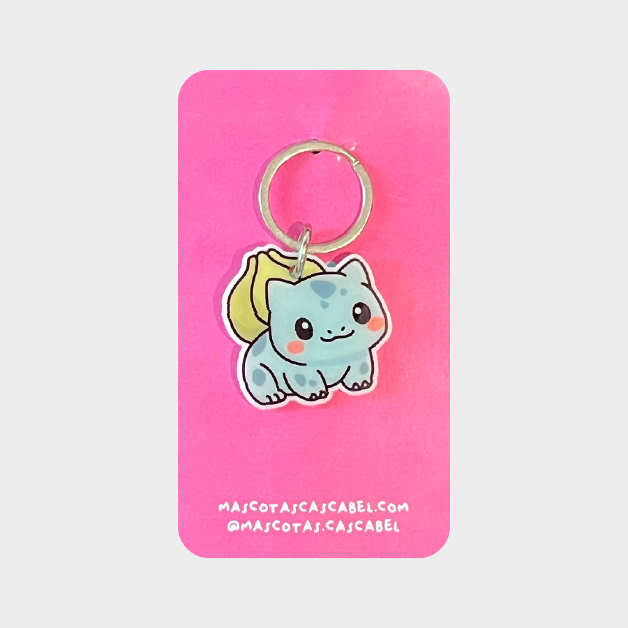 Plaquita para perro "Bulbasaur"