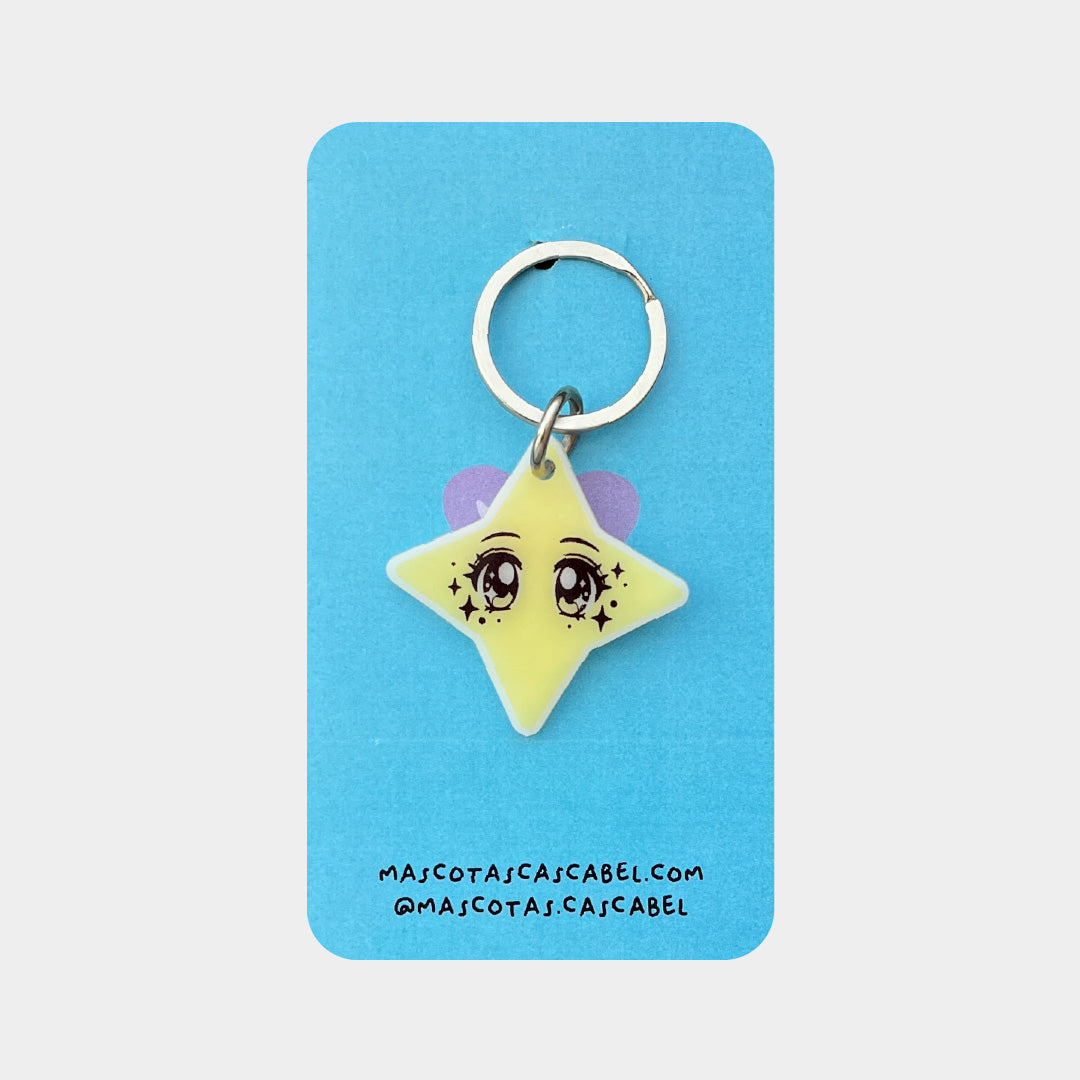 Plaquita para perro "Estrella Cute"