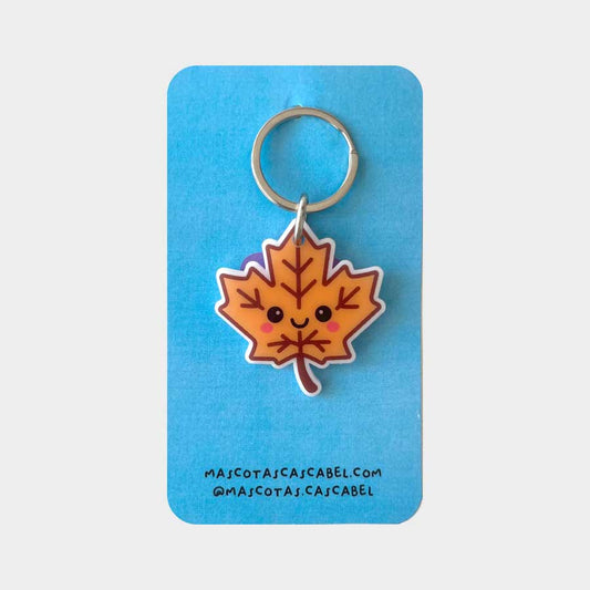 Plaquita para perro "Hoja de Otoño"