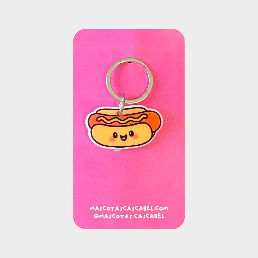 Plaquita para perro "Hotdog"