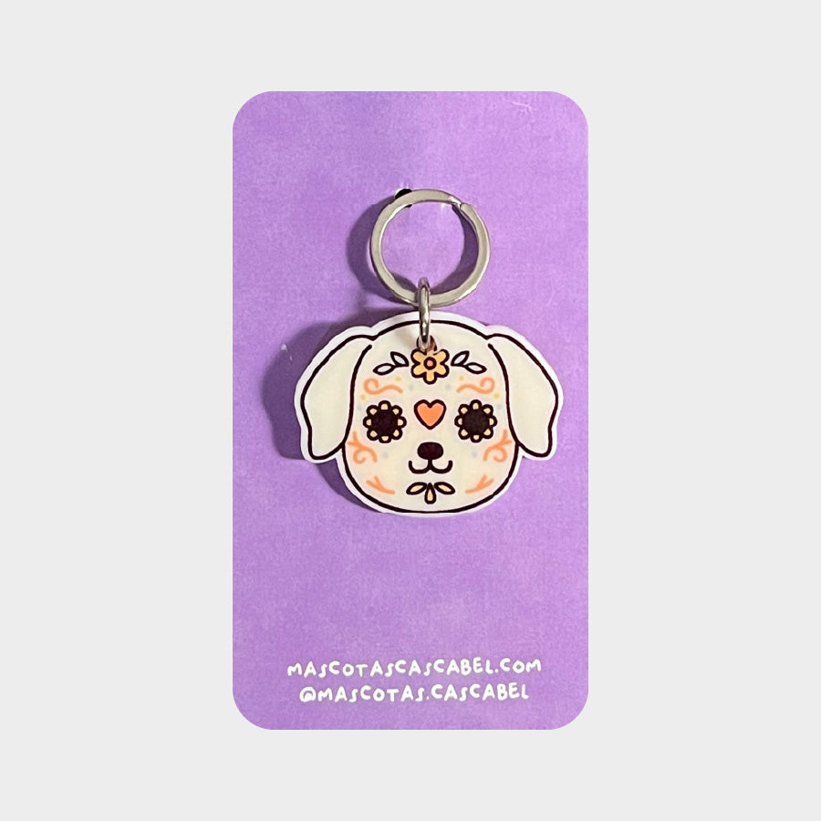 Plaquita para perro "Perrita Catrina"