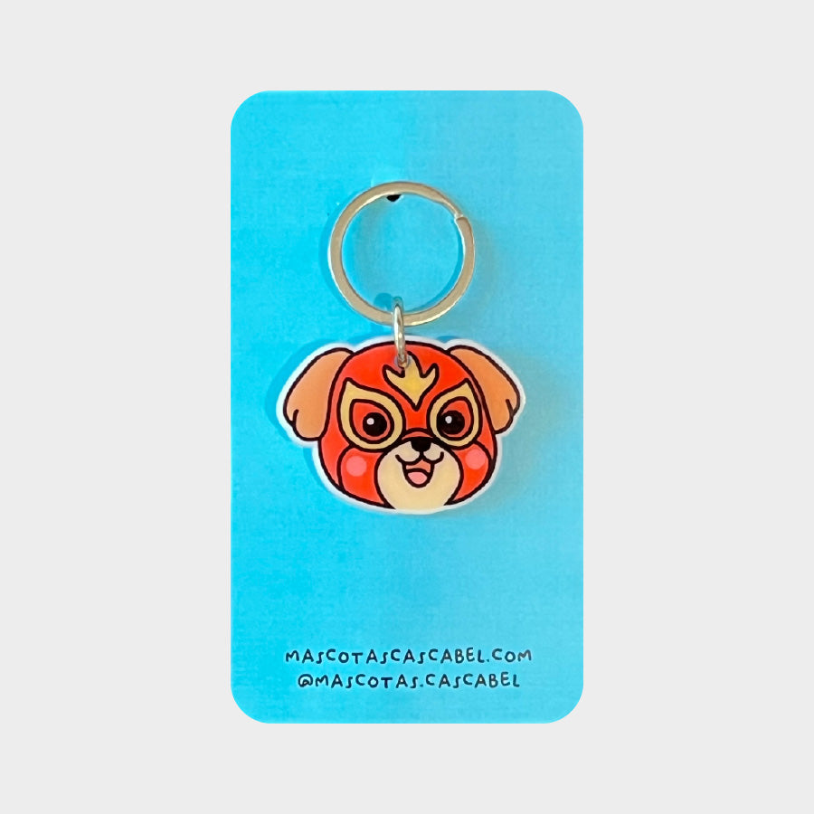 Plaquita para perro "Perrita Luchadora"
