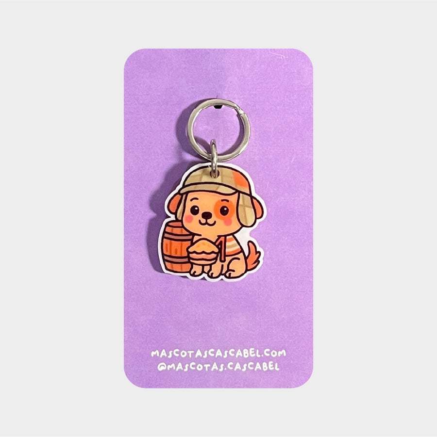 Plaquita para perro "Perrito del 8"