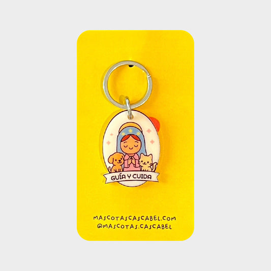 Plaquita para perro "Virgencita Protectora"