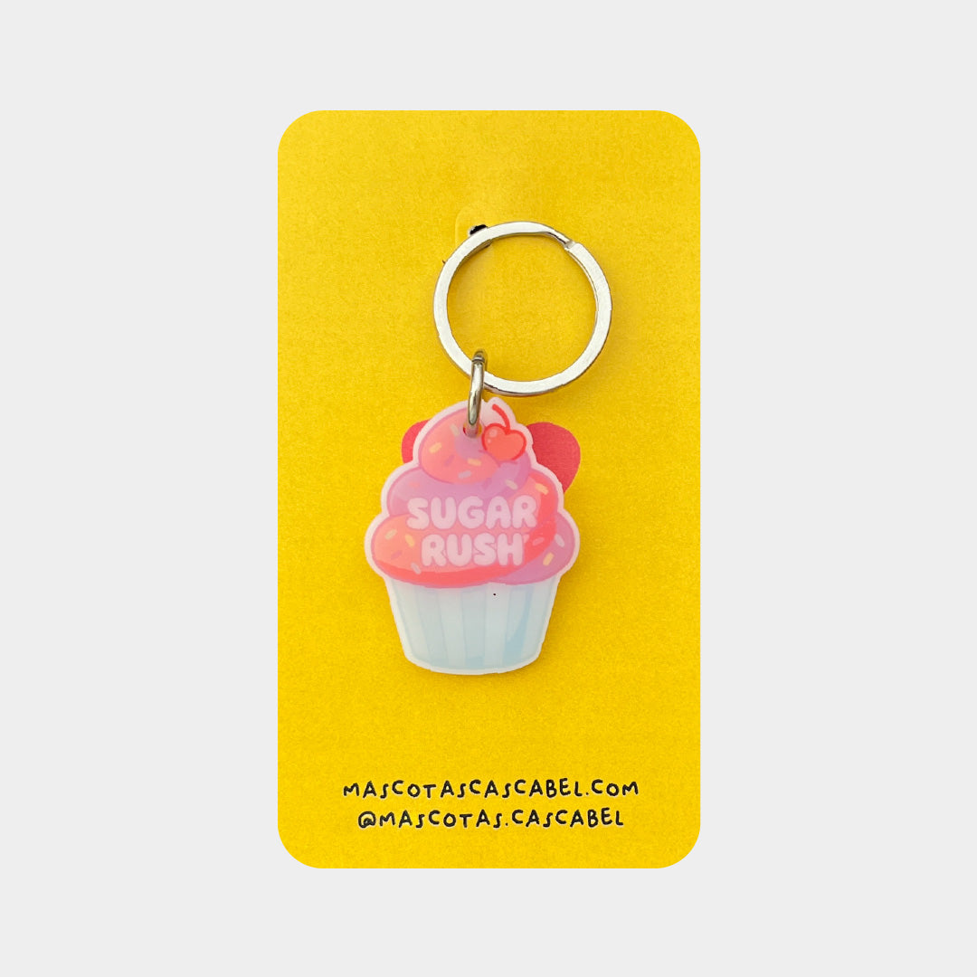 Plaquita para perro "Sugar Rush"