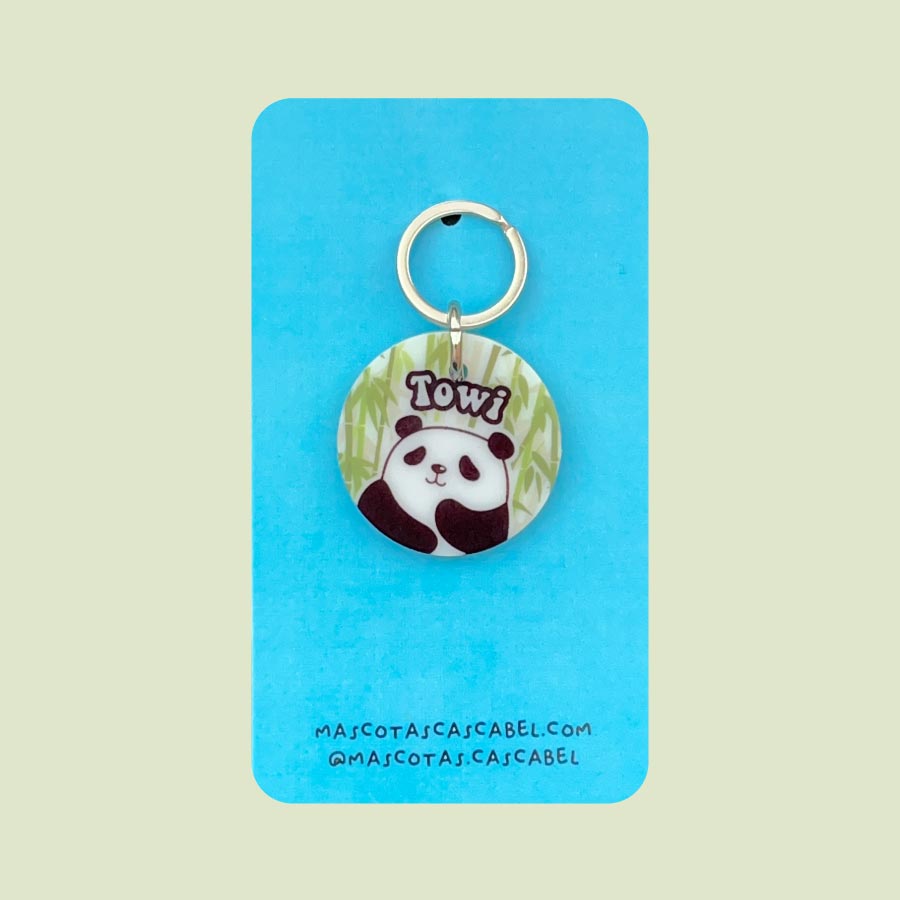 Placa económica para perro – Diseño especial circular