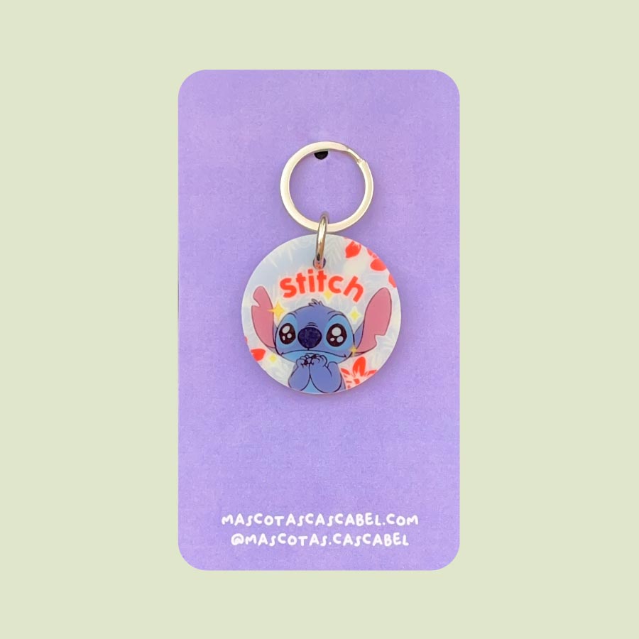 Placa económica para perro – Diseño especial circular