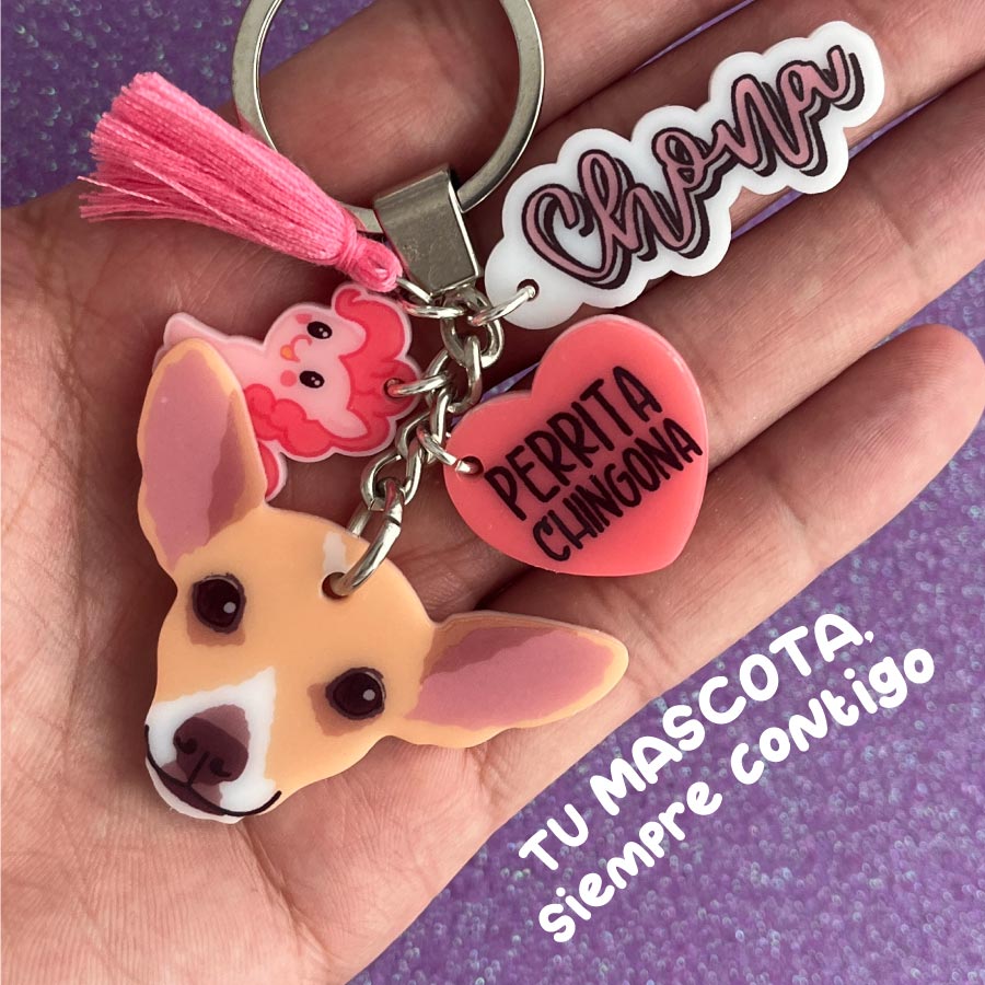Llavero de tu Mascota "Una Carita"