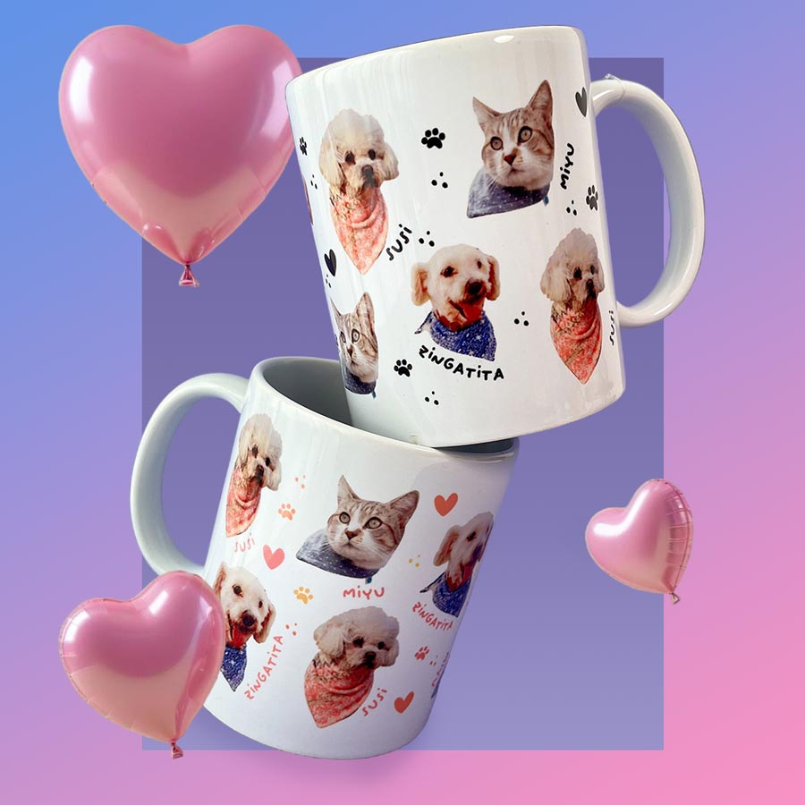 Taza con la foto de tu mascota