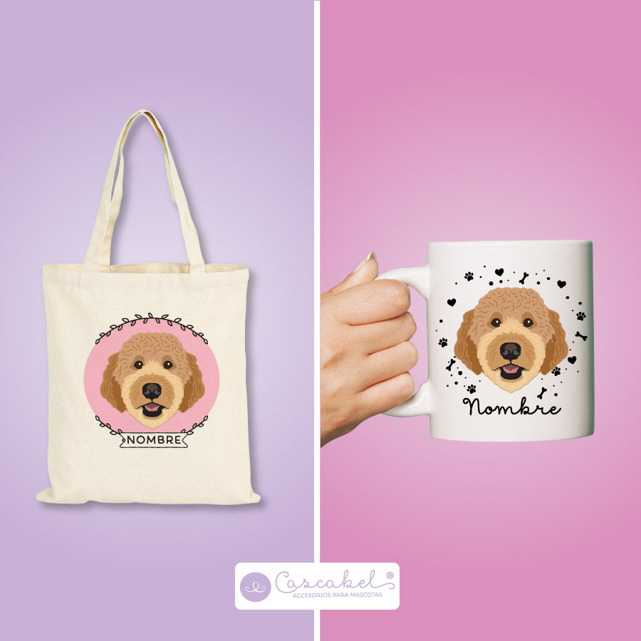 Taza o Totebag "Goldendoodle"