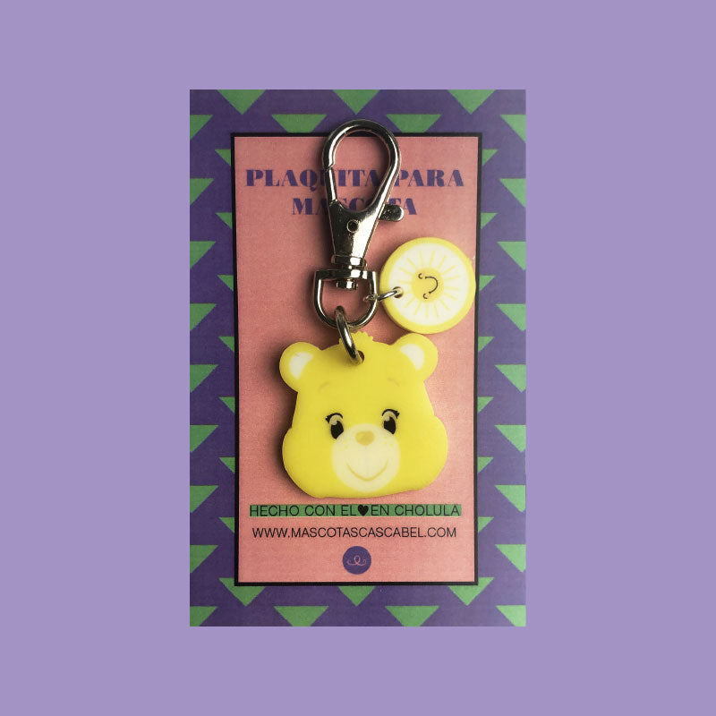 Plaquita personalizada "Ositos con Charm"