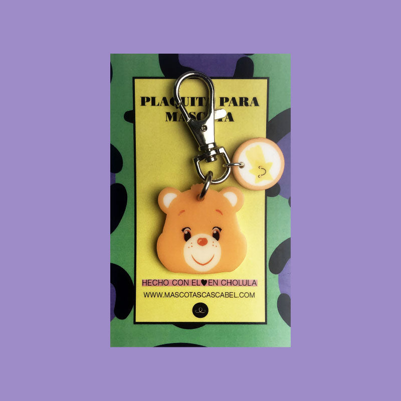 Plaquita personalizada "Ositos con Charm"