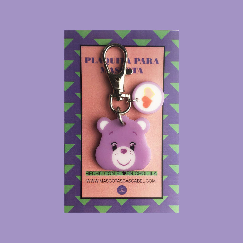 Plaquita personalizada "Ositos con Charm"