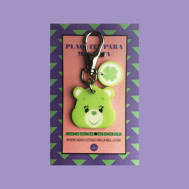 Plaquita personalizada "Ositos con Charm"
