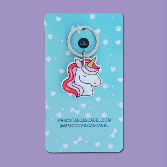 Placa para perro unicornio | Cascabel