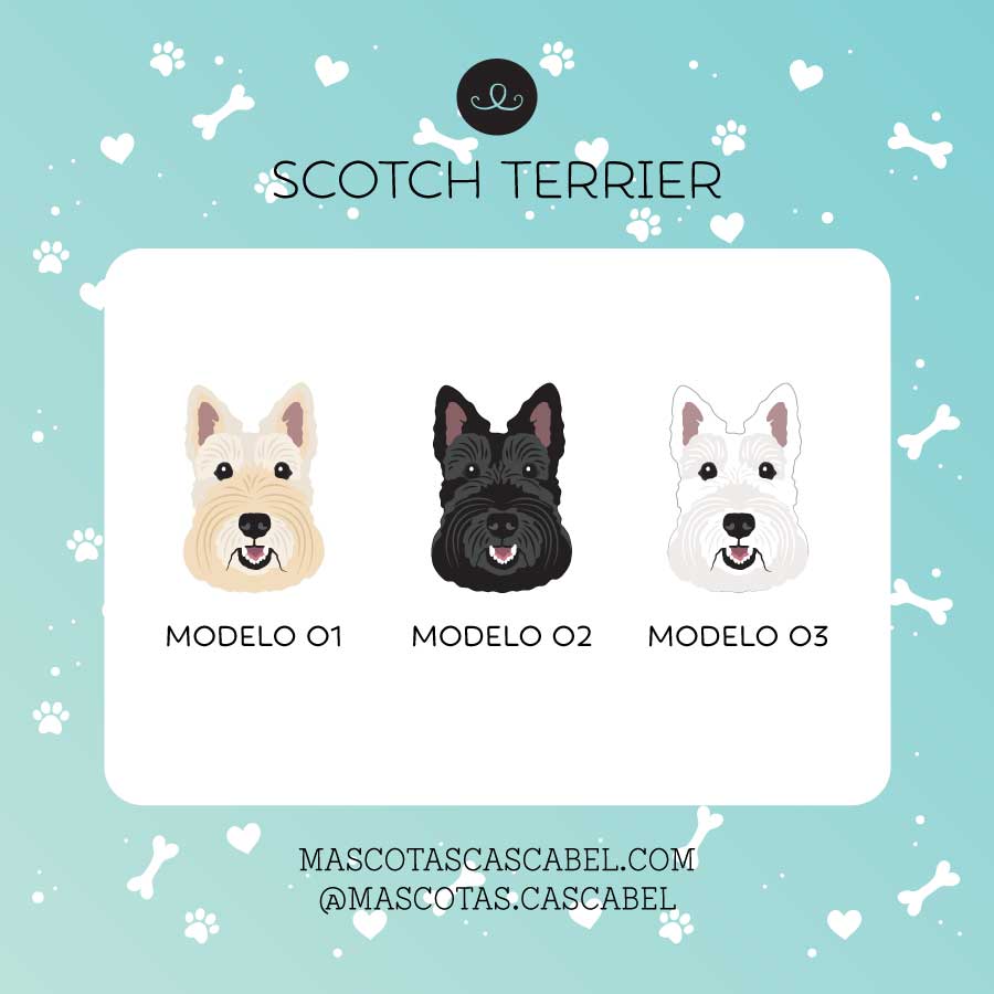 Plaquita o Llavero "Scotch Terrier"