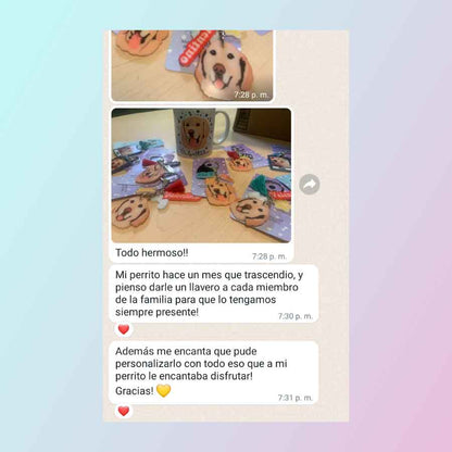 Llavero y Taza Personalizado de tu Mascota