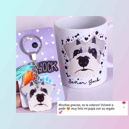 Llavero y Taza Personalizado de tu Mascota